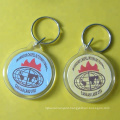 Customized Acrylic keychain , Photo insert plastic key chain